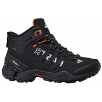 Кроссовки Adidas Terrex Winter черно-оранжевые